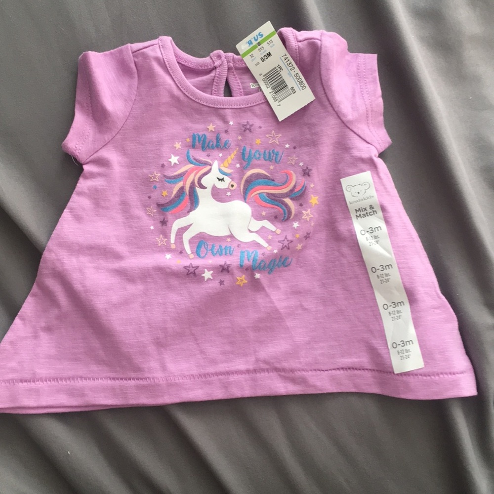 Unicorn Baby Girl Shitt